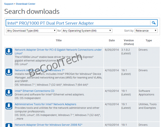 Intel Download Find By Category Result