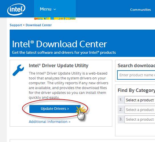 Intel Driver Utility First