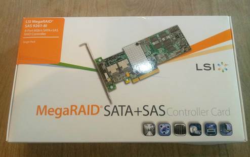 LSI MegaRAID SAS 9261-8i SAS/SATA III | HDD, SSD