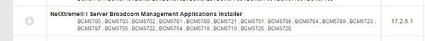 Broadcom Management Application VLAN, TEAMING, Monitoring